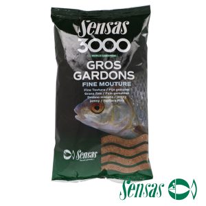 Sensas 3000 Rotaugen Fein Gemahlen (Gros Gardon Fine) 1kg