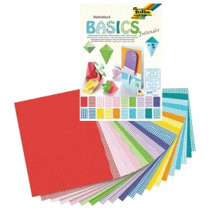 folia Fotokarton BASICS INTENSIV 20 Blatt farbsortiert 25 x 35 cm 270 g/qm