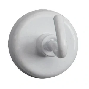 5 MAUL Magnete mit Haken, weiß