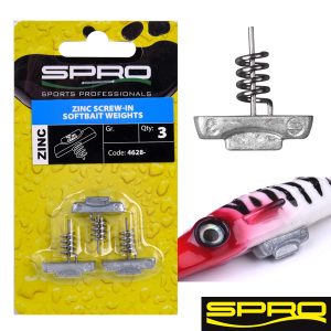 Spro Zinc Screw-In Softbait Weights