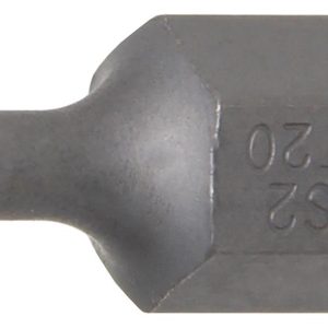 T-Profil-Bit, mit Bohrung, 30 mm lang, T20, 3/8″