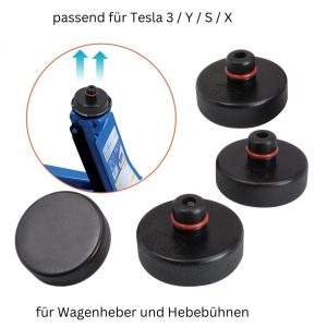 4 x Wagenheber-Adapter Tesla Model 3 / Y / S & X