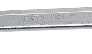Maulringschlüssel, Ringseite gekröpft, 27 mm