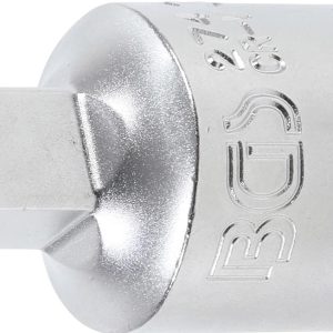 Adapter, matt verchromt, 1/2″ außen – 3/4″ innen