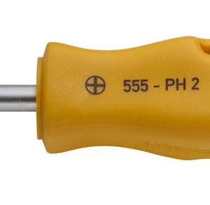 Schraubendreher, kurze Form, Kreuzschlitz Nr.2, ELORA-555-PH 2