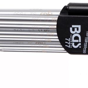 TS-Winkelschlüsselsatz, 9-tlg., mit Stirnlochbohrung