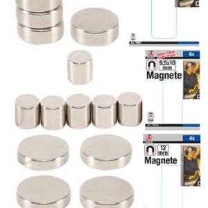 Magnet Satz extra Stark 2 – 6 tlg. | Ø 8 mm – Ø 18 mm