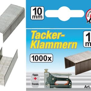 Klammern à 1000 Stück, 10 mm