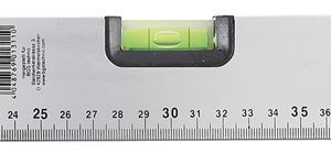 Wasserwaage 600 mm mit gefräster Sohle