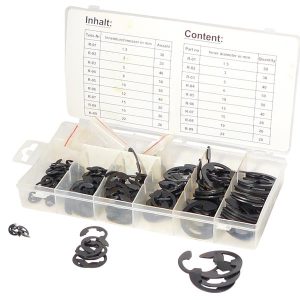 E-Sicherungsring-Sortiment, 1,5-22 mm, 300-tlg.