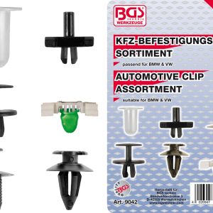 KFZ-Befestigungsclip-Sortiment für BMW & VW, 290-tlg.