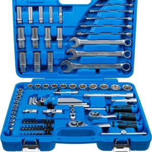 Steckschlüsselsatz 92-tlg. Antrieb 1/4″ + 3/8″ Zöllig | SW: 5/32″ – 1″