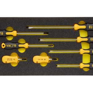QUATROLIT® 2K-Schraubendreher-Satz, 8-teilig, ELORA-OMS-38