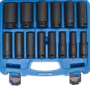 Schlagschrauber Steckschlüsseleinsätze 14tlg. 1/2 Zoll Antrieb