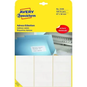 420 AVERY Zweckform Adressetiketten 3348 weiß
