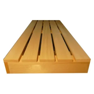 Saunaliege Saunabank Saunabau Abachi VARIA-Innenliege Abachi-Holz Tiefe 53 cm