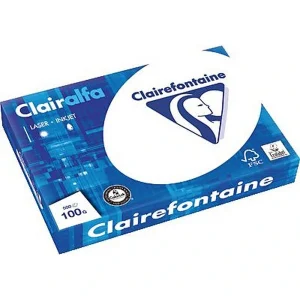 Weißes Kopierpapier Clairefontaine Clairalfa A3 100 g/qm