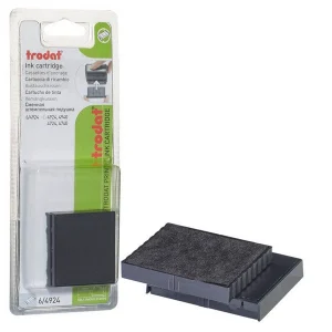 2 Ersatzstempelkissen trodat 6/4924 schwarz