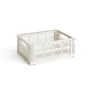 HAY Colour Crate Klappbox Off White M