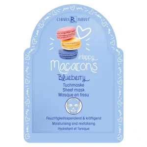 Macarons Blueberry – the moisturizing and strengthening sheet mask by Chiara Ambra
