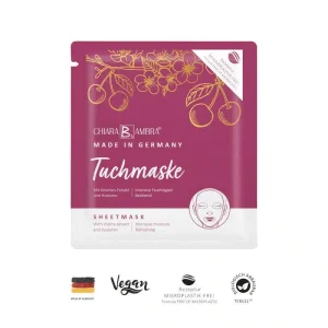 Masque en tissu à l’extrait de cerise 18ml de Chiara Ambra