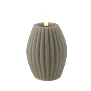 Deluxe Homeart Led Candle Sand Stripe 7,5 x 10 cm