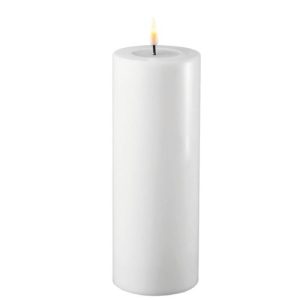 Deluxe Homeart Led Candle Weiß 7,5 x 20 cm