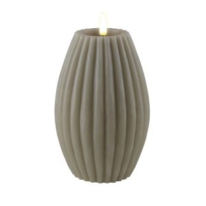 Deluxe Homeart Led Candle Sand Stripe 10 x 15 cm