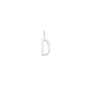 Design Letters Buchstabe D (10 mm) Silber