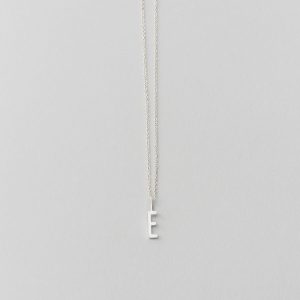 Design Letters Buchstabe E (10 mm) Silber