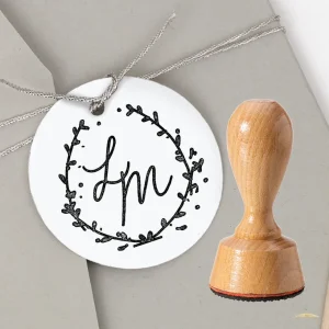 Stempel Wiesenhochzeit Initialen