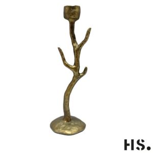 Home Society Kerzenleuchter Zweig Gold Medium