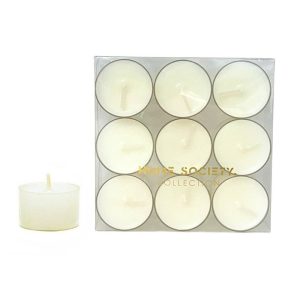 Home Society Teelicht / Wachsteelicht Off-white