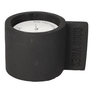 Jens Living Betonkerze Good Vibes Schwarz