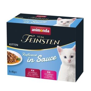 Animonda Vom Feinsten Kitten Raffinesse in Sauce Mixpack – Kätzchenfutter