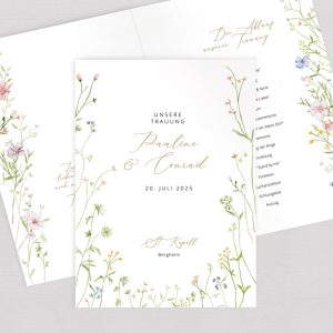 Kirchenheft Umschlag “Wiesenblumen”