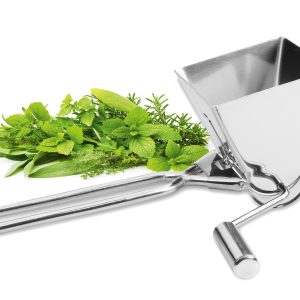 Kräutermühle aus Edelstahl