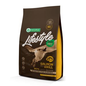 Lifestyle getreidefreies Welpenfutter mit Lachs und Krillgarnele