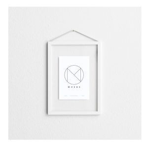 Moebe Bilderrahmen Weiß A5