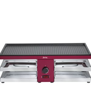 Raclette8 Fun mit Grillplatte rot – Spring