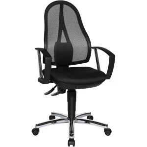 Bürostuhl mit Armlehnen, Topstar Open Point P+, verschiedene Farben