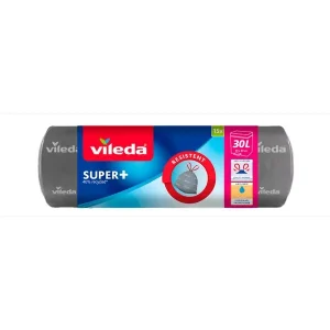 15 vileda Müllbeutel SUPER+, versch. Größen, grau