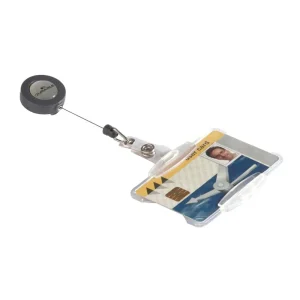 10 DURABLE Namensschilder versch. Befestigungen, 8,5×5,4 cm