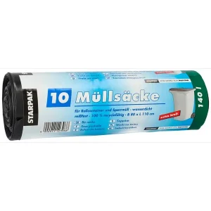 10 Müllsäcke STARPAK, 140,0 l, schwarz