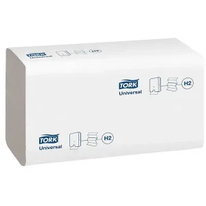 Papierhandtücher TORK 150100 Xpress® H2 Universal, Interfold-Falzung, 1-lagig weiß, 19,6×25,5cm, 4.830 Tücher