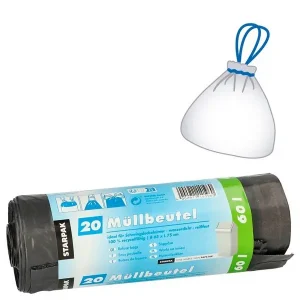20 Müllsäcke STARPAK , 60,0 l, schwarz