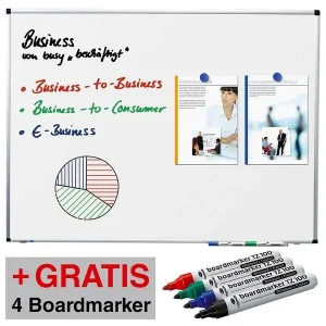 Whiteboard Legamaster PREMIUM, spezialbeschichteter Stahl, mit Aluminiumrahmen, versch. Größen