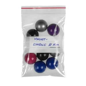 100 Druckverschlussbeutel mit Textfeld, 50 µm, versch. Größen