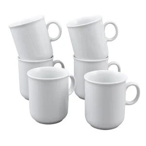6 Seltmann Weiden Kaffeebecher Compact weiß