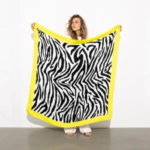 VIVI MARI Schal Zebra Black/White